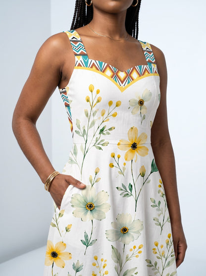 "Alizeti" Corset Dress
