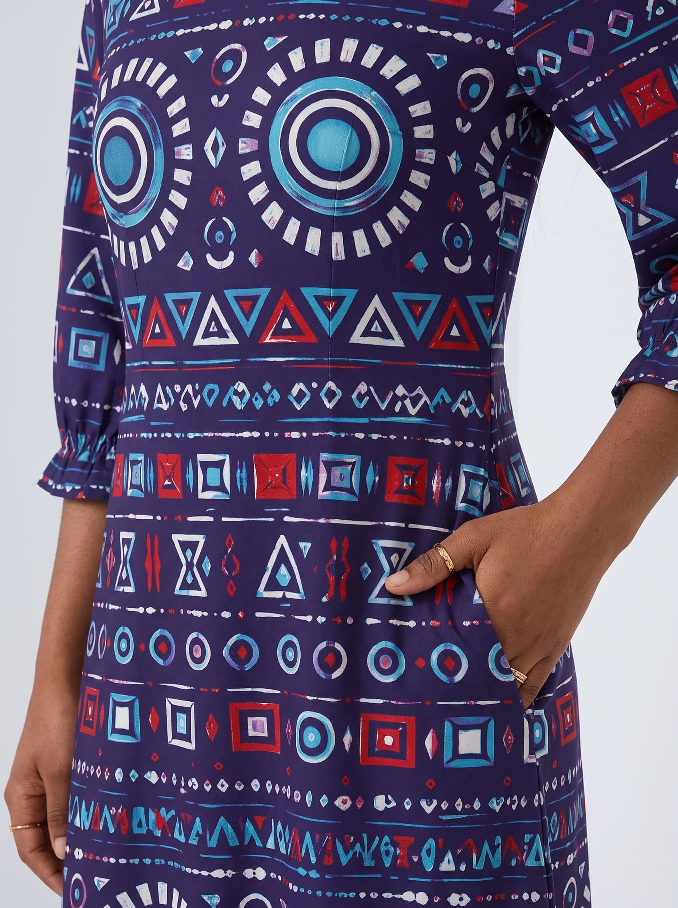"Nia" Long Sleeve Maxi Dress