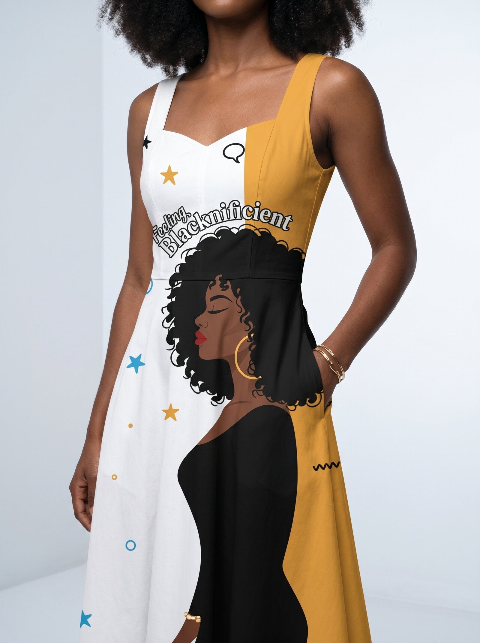 Feeling Blacknificient Corset Dress