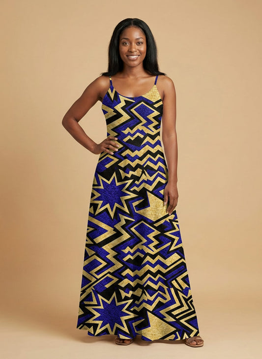 Royal Blue Sheba Maxi Dress