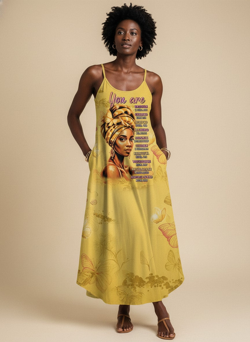 Yellow Orchid Maxi Dress
